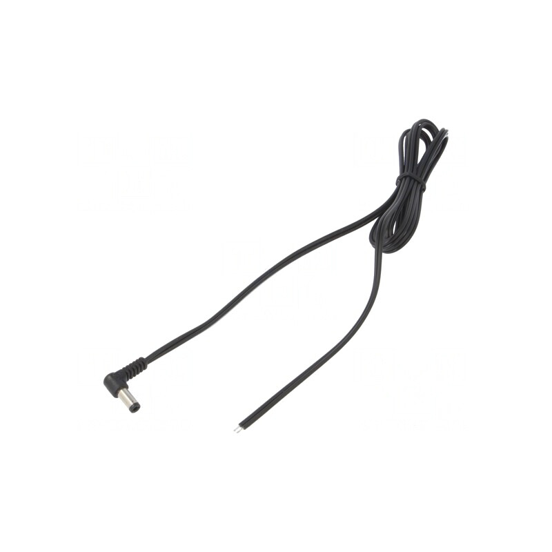 Cablu Alimentare 1,5m DC 5,5/2,5 Mufă Unghi Negru 2x0,5mm2 | Electronic-mag.ro | Componente Electronice Cablu Alimentare 1,5m DC 5,5/2,5 Mufă Unghi Negru 2x0,5mm2 | Electronic-mag.ro | Componente Electronice