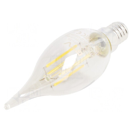 Lampă LED gri E14 4W 2700K | Electronic-mag.ro | Componente Electronice