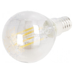 Lampa LED gri E14 4W 2700K | Electronic-mag.ro | Componente Electronice