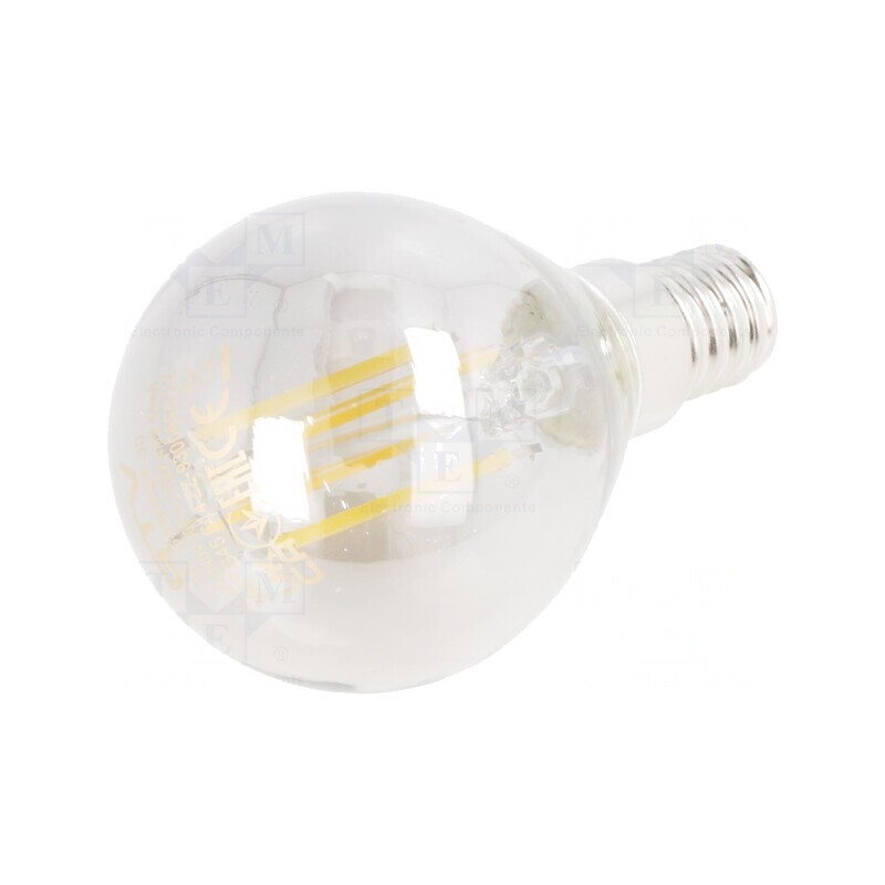 Lampa LED gri E14 4W 2700K | Electronic-mag.ro | Componente Electronice