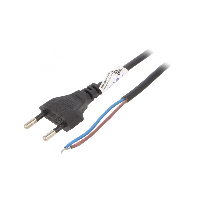 Cablu Electric 2x0,5mm2 PVC 3m Negru | Electronic-mag.ro | Componente Electronice