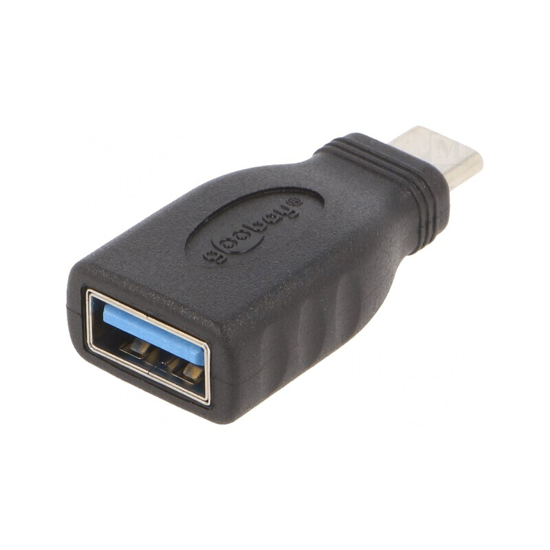 Adaptor OTG USB 3.0 USB-A la USB-C Negru | Electronic-mag.ro | Componente Electronice