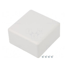 Carcasă Universală ABS Gri 71x71x37 mm | Electronic-mag.ro | Componente Electronice
