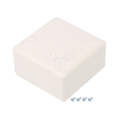 Carcasă Universală ABS Albă 71x71x37 mm | Electronic-mag.ro | Componente Electronice