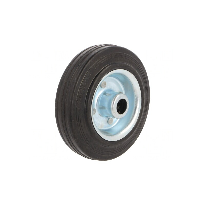 Roată de transport 125mm gumă 100kg | Electronic-mag.ro | Componente Electronice