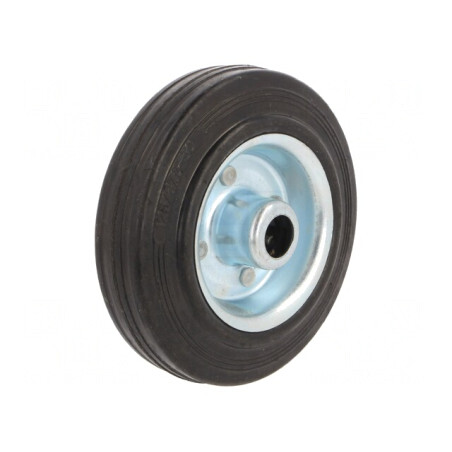 Roată de transport 125mm gumă 100kg | Electronic-mag.ro | Componente Electronice