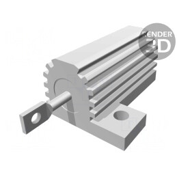 Rezistor bobinat cu radiator 220mΩ 25W ±5% | Electronic-mag.ro | Componente Electronice