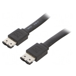 Cablu SATA II 0.5m Plat Mufă-Mufă