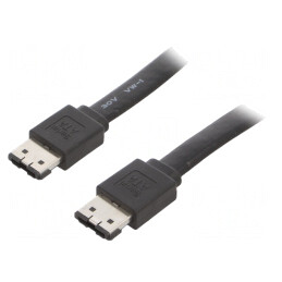 Cablu SATA II 0.5m Plat Mufă-Mufă | Electronic-mag.ro | Componente Electronice