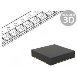 Controler USB UART cu EEPROM 3-5.5VDC QFN20 | Electronic-mag.ro | Componente Electronice