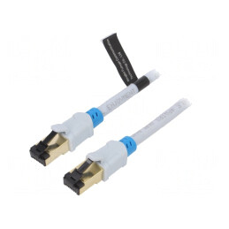 Cablu Patch S/FTP Cat6 RJ45 1m Gri | Electronic-mag.ro | Componente Electronice