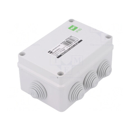 Cutie de conexiuni IP55 95x130x58mm Gri | Electronic-mag.ro | Componente Electronice