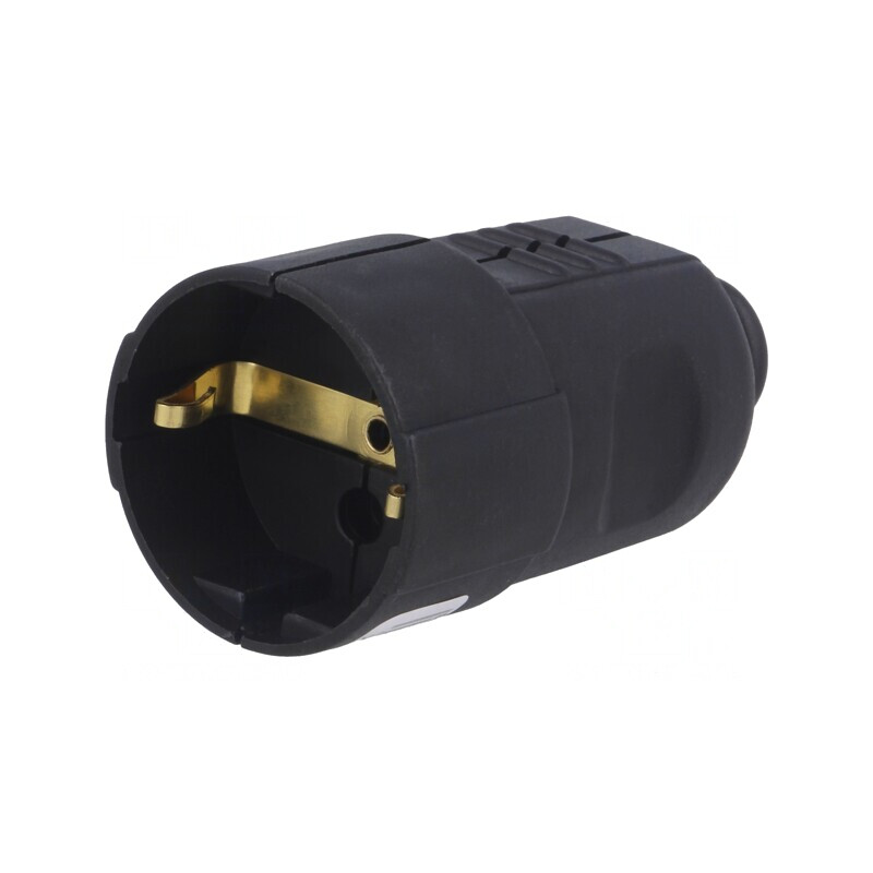 Conector alimentare AC 230V 16A negru | Electronic-mag.ro | Componente Electronice