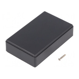 Carcasă universală neagră din ABS 56x90x22mm | Electronic-mag.ro | Componente Electronice