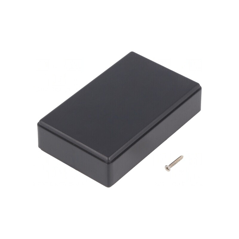 Carcasă universală neagră din ABS 56x90x22mm | Electronic-mag.ro | Componente Electronice