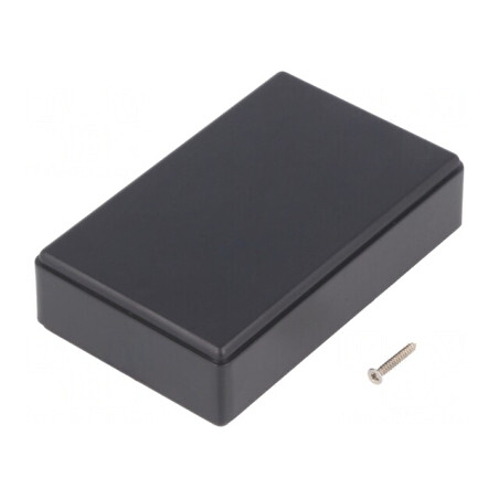 Carcasă universală neagră din ABS 56x90x22mm | Electronic-mag.ro | Componente Electronice