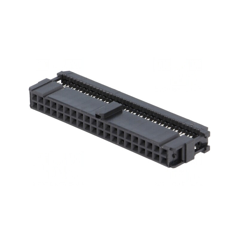 Mufă IDC Mamă 40 PIN Cablu-Bandă Aurită Neagră | Electronic-mag.ro | Componente Electronice