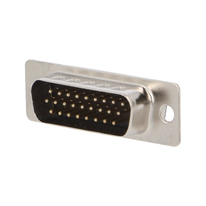 Conector D-Sub HD 26-Pin Tată Aurit pentru Lipire | Electronic-mag.ro | Componente Electronice