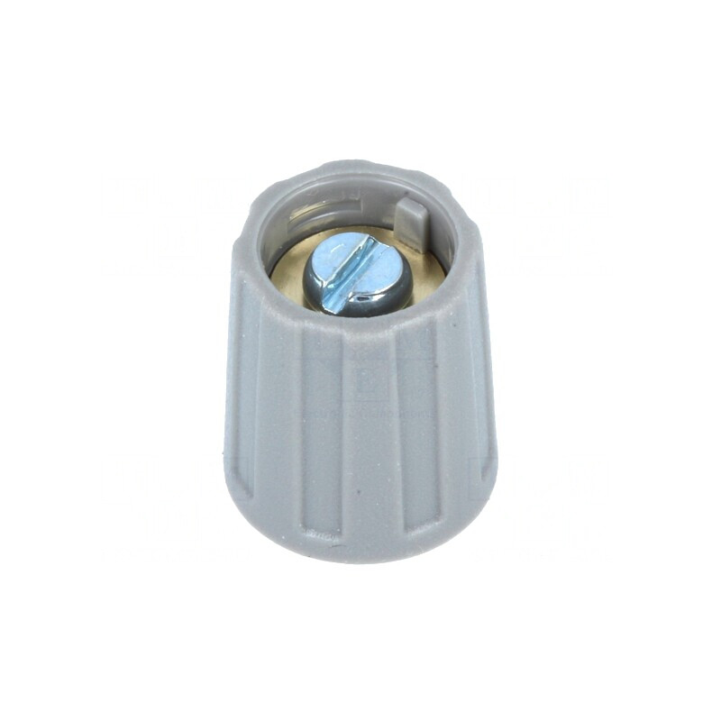 Buton rotativ gri 4mm ABS | Electronic-mag.ro | Componente Electronice
