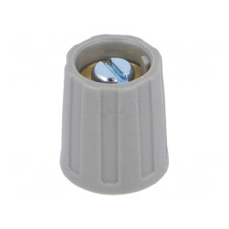 Buton rotativ gri 6mm 13,5x15,5mm ABS | Electronic-mag.ro | Componente Electronice