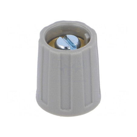 Buton rotativ gri 6mm 13,5x15,5mm ABS | Electronic-mag.ro | Componente Electronice