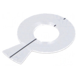 Indicator Autoadeziv Aluminiu 23mm | Electronic-mag.ro | Componente Electronice