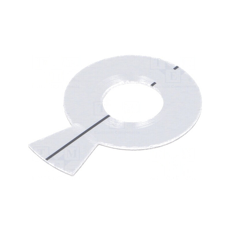 Indicator Autoadeziv Aluminiu 23mm | Electronic-mag.ro | Componente Electronice
