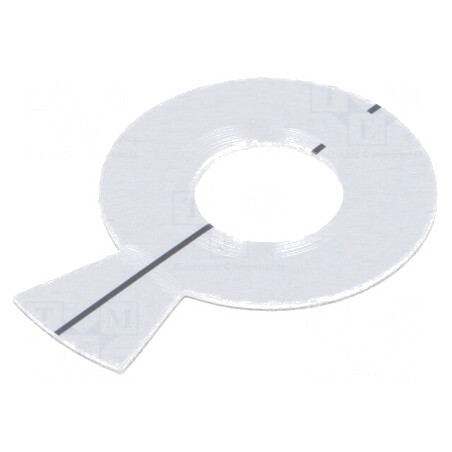 Indicator Autoadeziv Aluminiu 23mm | Electronic-mag.ro | Componente Electronice