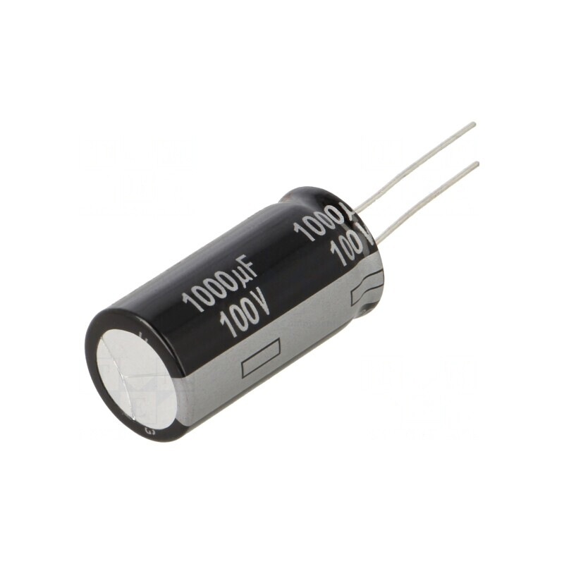 Condensator Electrolitic THT 1000uF 100V 18x35.5mm | Electronic-mag.ro | Componente Electronice