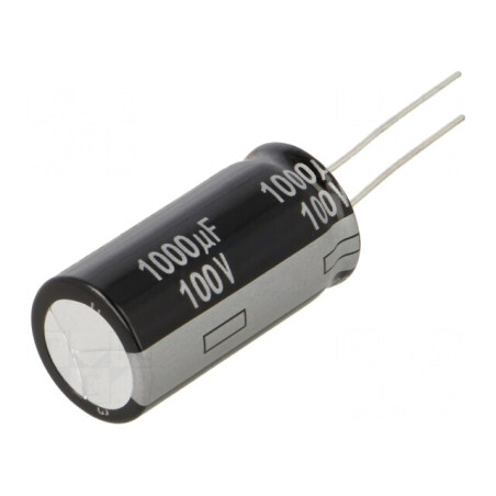 Condensator Electrolitic THT 1000uF 100V 18x35.5mm | Electronic-mag.ro | Componente Electronice