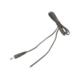 Cablu Alimentare DC 1,5m 4,0/1,7 Negru | Electronic-mag.ro | Componente Electronice