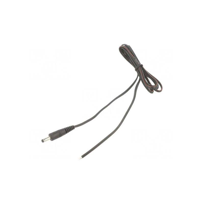 Cablu Alimentare DC 1,5m 4,0/1,7 Negru | Electronic-mag.ro | Componente Electronice