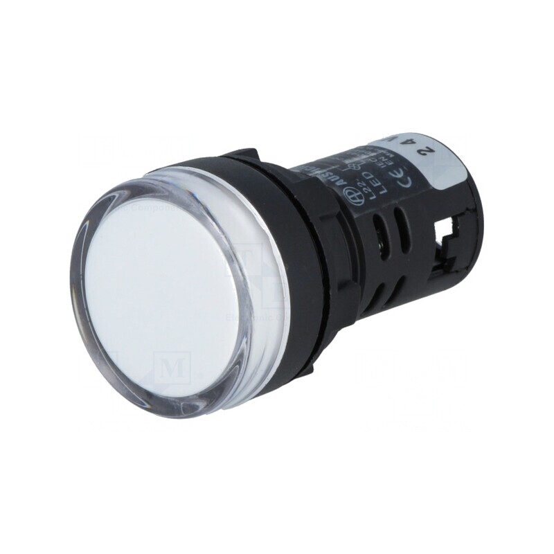 Lumină de control LED 24VDC 22mm | Electronic-mag.ro | Componente Electronice