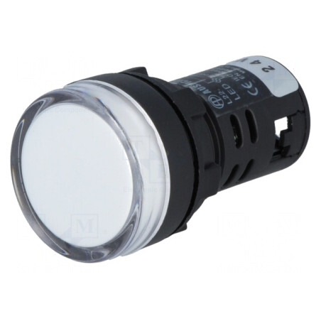 Lumină de control LED 24VDC 22mm | Electronic-mag.ro | Componente Electronice