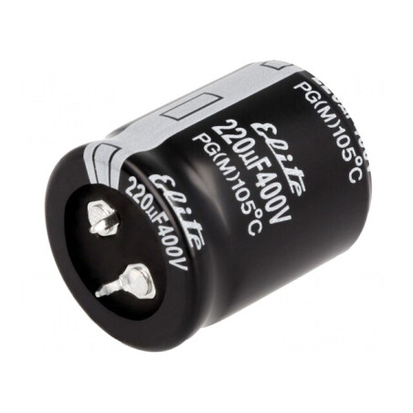 Condensator Electrolitic SNAP-IN 220uF 400V 30x35mm | Electronic-mag.ro | Componente Electronice