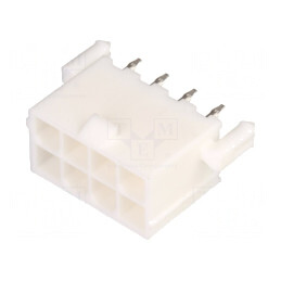 Soclu cablu-placă Mini-Fit Jr 8 pini aurit 4.2mm | Electronic-mag.ro | Componente Electronice
