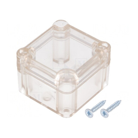 Carcasă Universală ABS Transparentă 49x51x36mm | Electronic-mag.ro | Componente Electronice