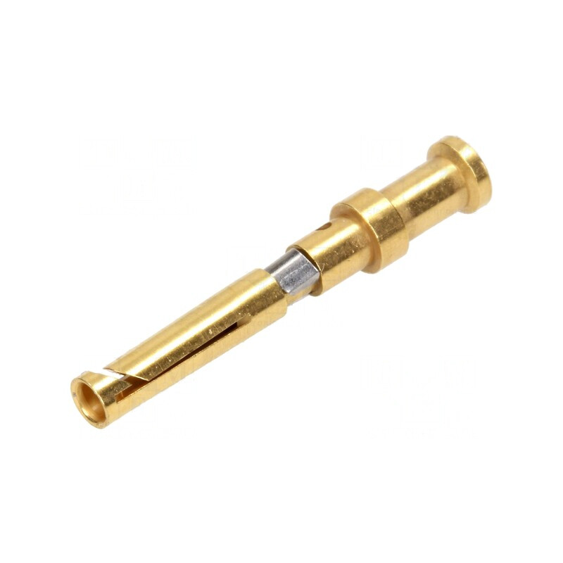 Pin mamă aliaj cupru aurit 1mm2 10A Han D® HMC crimpat | Electronic-mag.ro | Componente Electronice