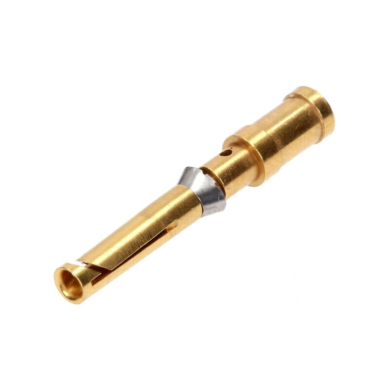 Pin mamă cupru aurit 2,5mm2 14AWG crimpat | Electronic-mag.ro | Componente Electronice