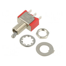 Comutator Basculant ON-ON 2A/250VAC 5A/28VDC | Electronic-mag.ro | Componente Electronice
