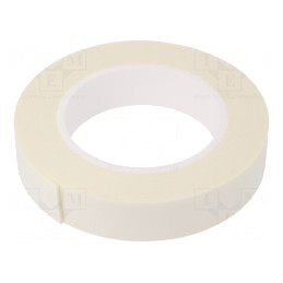 Bandă dublu adezivă albă 25mm x 5,5m x 1mm | Electronic-mag.ro | Componente Electronice