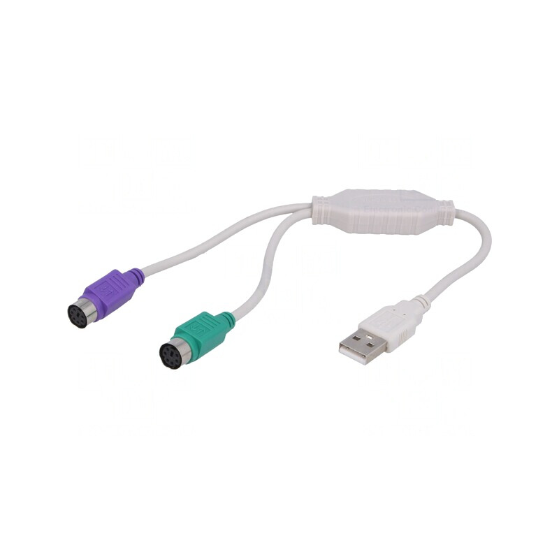 Adaptor USB la PS/2 Alb | Electronic-mag.ro | Componente Electronice Adaptor USB la PS/2 Alb | Electronic-mag.ro | Componente Electronice