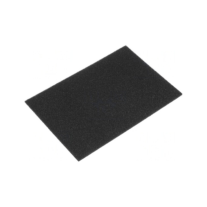 Burete electroconductor ESD 200x300x5mm Negru | Electronic-mag.ro | Componente Electronice