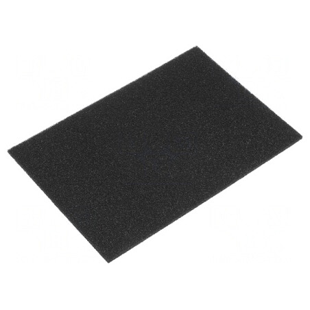 Burete electroconductor ESD 200x300x5mm Negru | Electronic-mag.ro | Componente Electronice