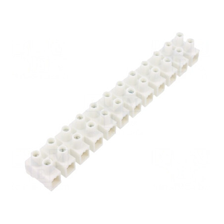 Regletă Conexiuni Terminale 10mm2 450V 12 Piste | Electronic-mag.ro | Componente Electronice