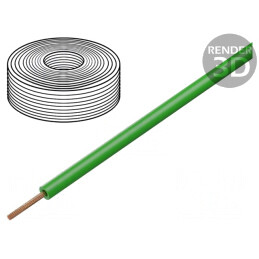 Cablu PVC Verde 0,25mm² 10m | Electronic-mag.ro | Componente Electronice