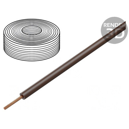 Cablu Cu 0,25mm2 PVC Maro 10m | Electronic-mag.ro | Componente Electronice