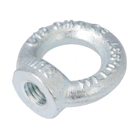 Piuliţă inel ochi M18 zinc DIN 582 | Electronic-mag.ro | Componente Electronice