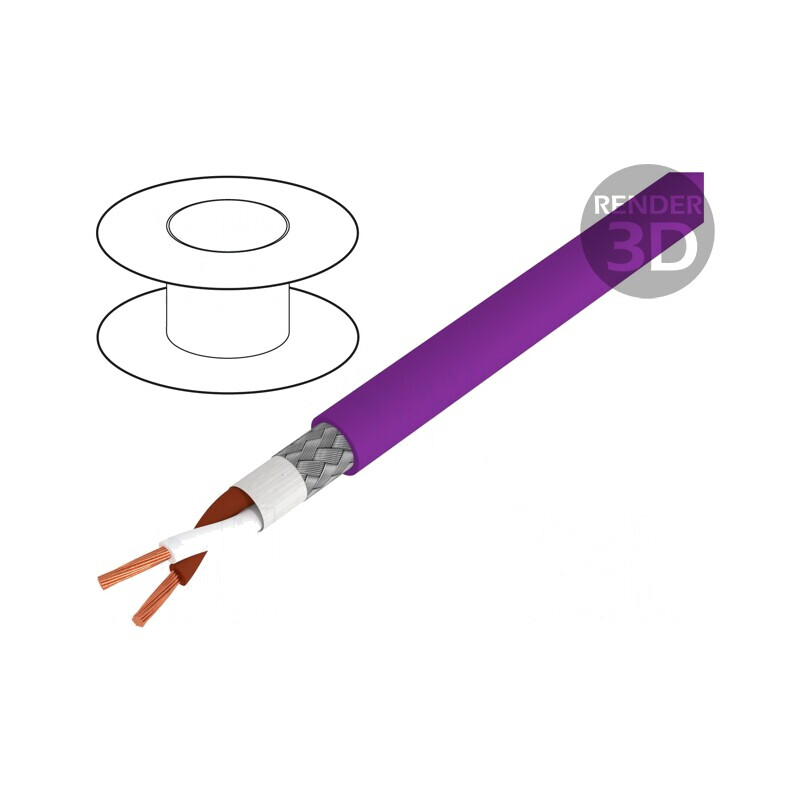 Cablu Date 1x2x0,34mm2 Violet Cu | Electronic-mag.ro | Componente Electronice Cablu Date 1x2x0,34mm2 Violet Cu | Electronic-mag.ro | Componente Electronice