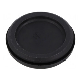 Manșon Negru cu Cap Adâncit pentru Cablu 1-36mm, Ø50.2mm | Electronic-mag.ro | Componente Electronice